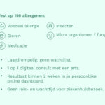 Voordelen Easly allergie test